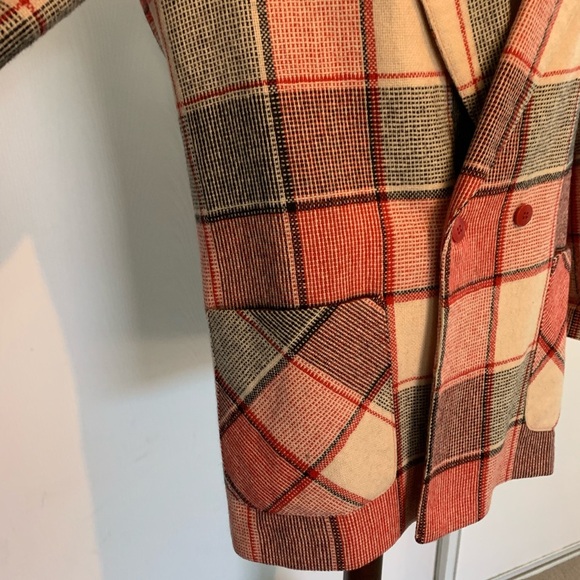 Vintage Via Veneto Oversized Checked Blazer - Picture 4 of 14